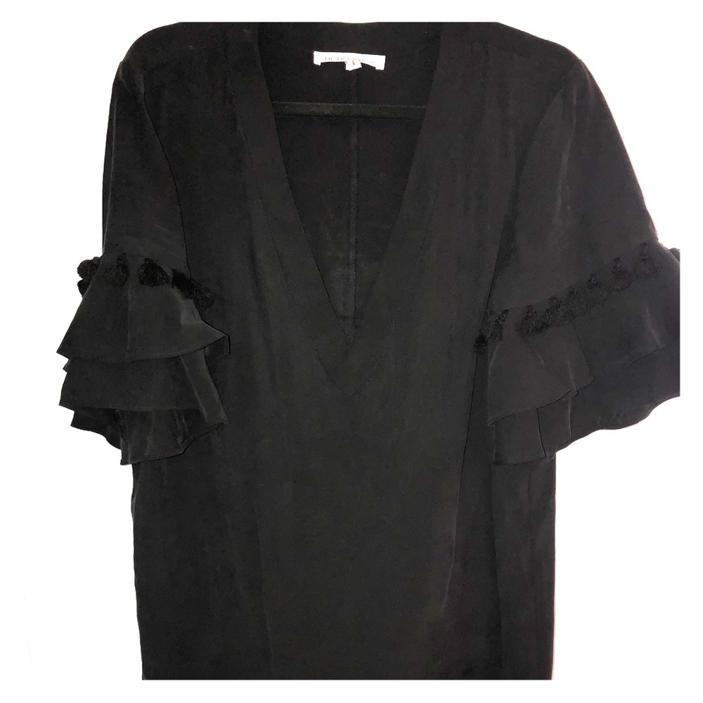 Barely worn BCBG suede black dress
